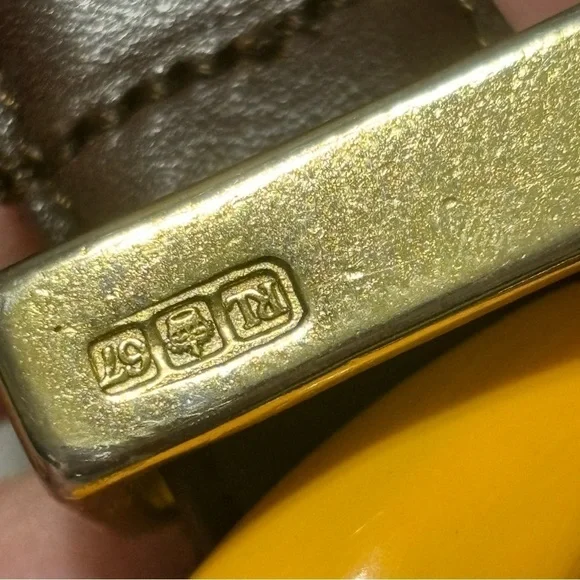 Ralph Lauren leather brass buckle medium - Picture 4 of 9